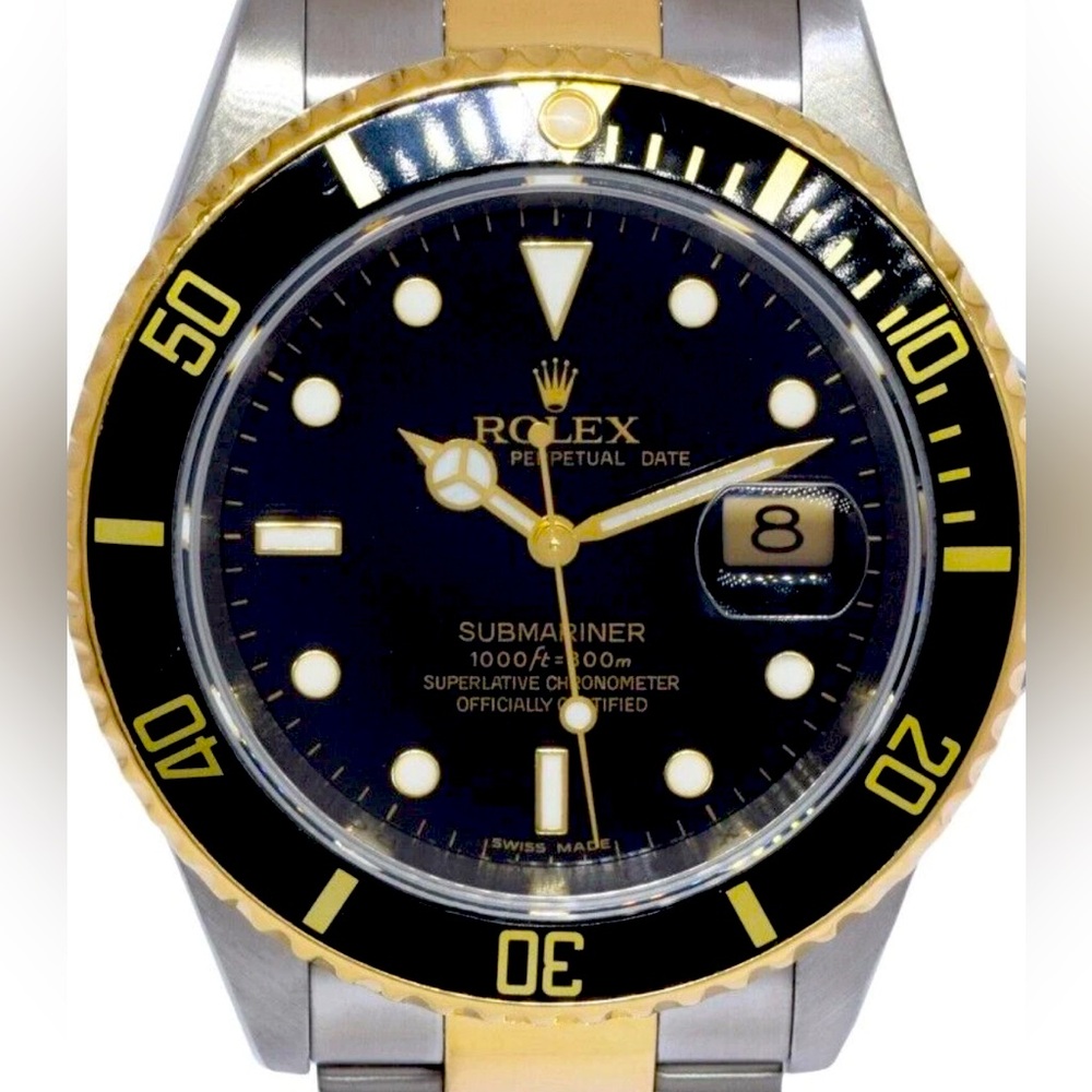 Authenticity 100% Rolex Submariner Date 18k Yellow Gold/Steel SOLD OUT!!!